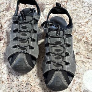 Coleman Black and Gray Men's Sandals